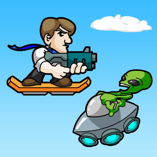 Hoverboard Game Mockup