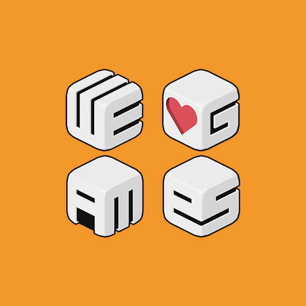 We Heart Games – Dice Logo
