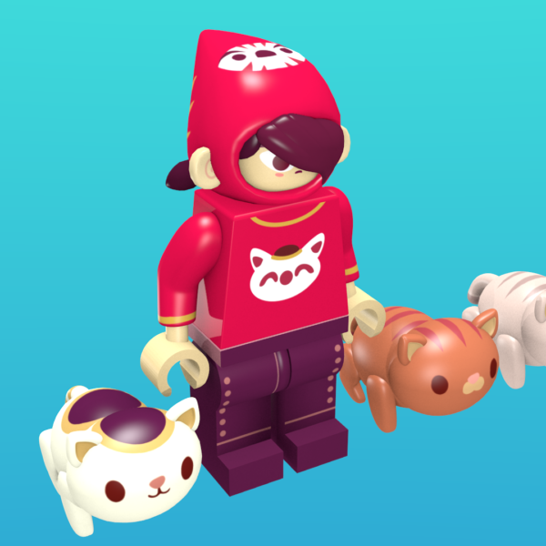 Mineko as a minifigure