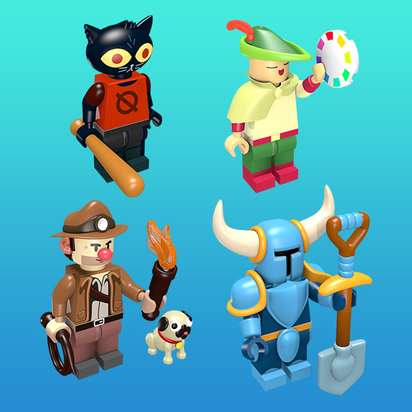 Indie Games as Minifigures