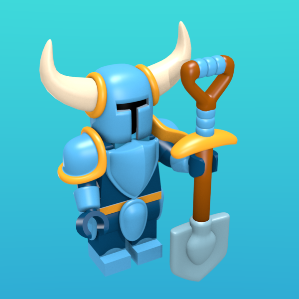 Shovel Knight as a minifigure