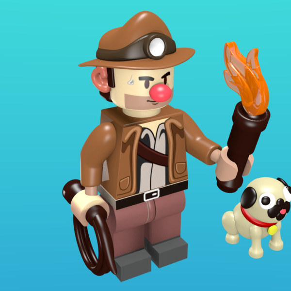 Spelunky as a minifigure