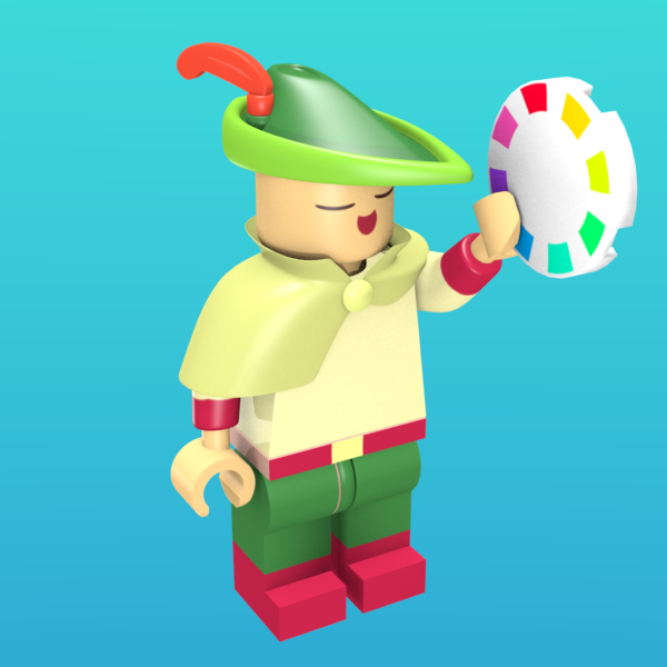 The Bard from Wandersong as a minifigure