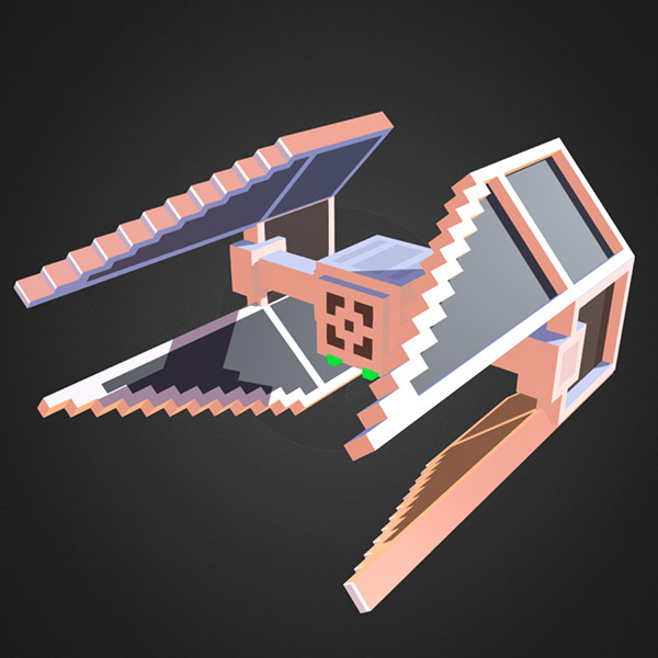 Voxel TIE Interceptor