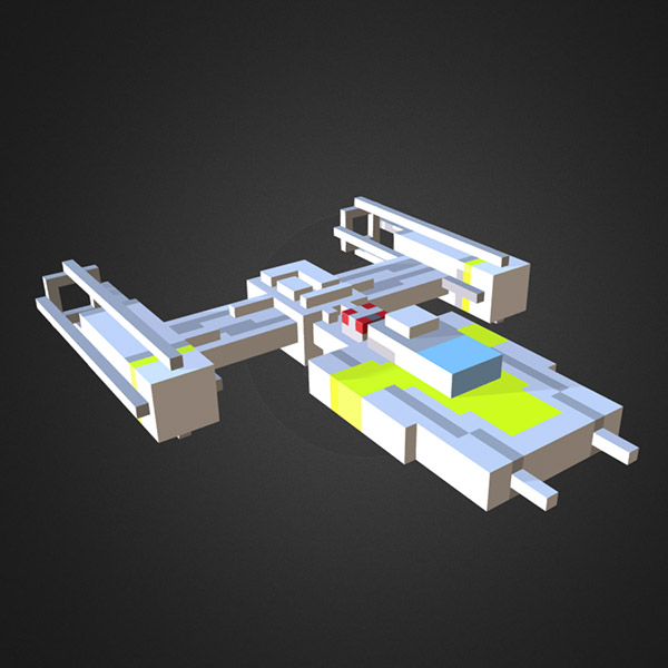 Voxel Y-Wing