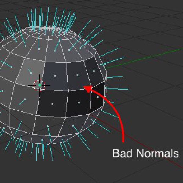 Viewing normals in Blender