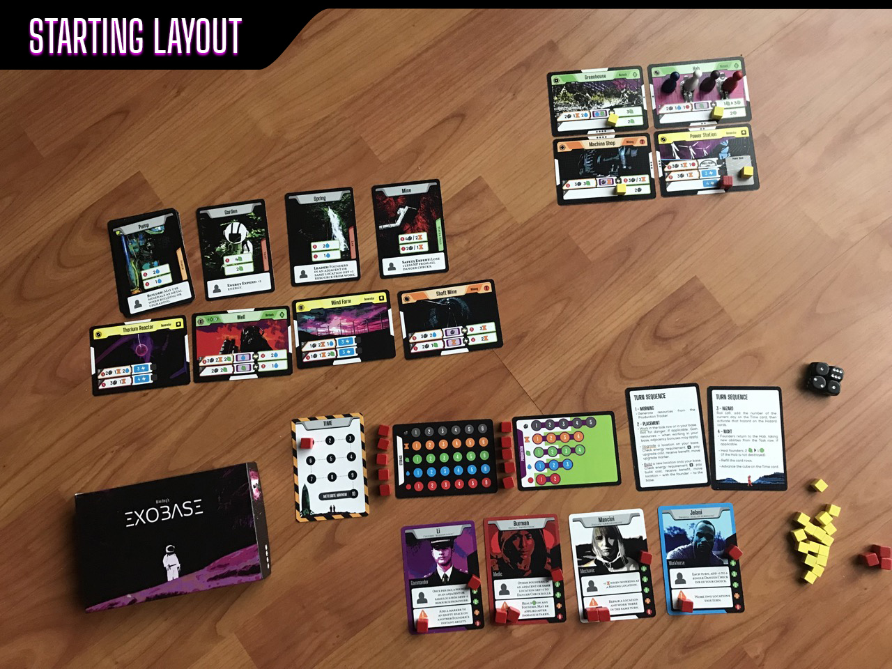 ExoBase - Starting Layout